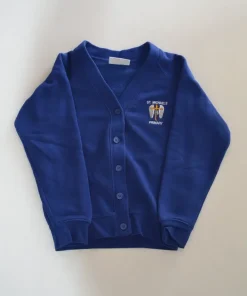 St. Michaels Primary royal blue jersey school cardigan