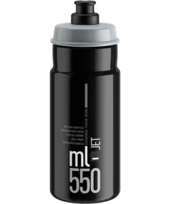 Elite Jet Biodegradable 550ml Water Bottle - Black