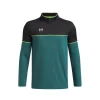 Under Armour Boys 1/4 Zip Rack Green/White