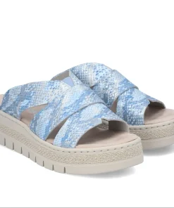 Rieker Womens Sandal V4989 Blue
