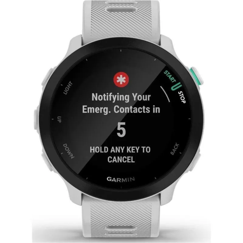 Garmin Forerunner 55 HRM With GPS Watch - White - Image 3