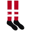 Canterbury Club Hooped Sock: Red