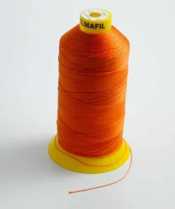 Knivegg Orange Leather Thread