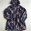 Primark 6-7 years navy floral parka jacket