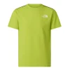 The North Face Teens T-Shirt Mountain Athletics S/S Fizz Lime