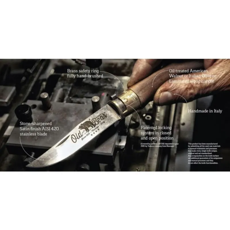 Antonini "Old Bear" Black PTFE & NIckel Stainless, Xtra Small - Image 2