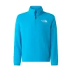 North Face Teen Glacier 1/4 Zip Pullover Meridian Blue