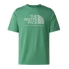 The North Face Mens T-Shirt 24/7 Logo Graphic Dimmed Algae