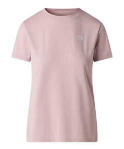 North Face Womens Evo T-Shirt Metal Pink