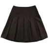 Brown pleated school skirt