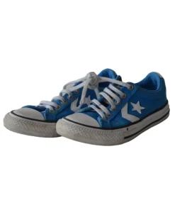 Converse size UK 12 (jr) blue canvas trainers