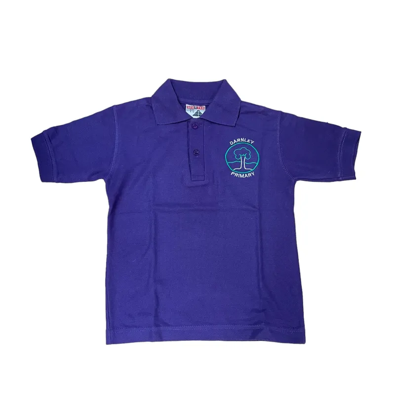 *Darnley Primary Purple Polo Shirt