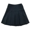 Navy blue pleated school skirt
