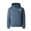 North Face Teen Box Regular Hoodie Granite Grey