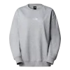 North Face Womens Crew Sweatshirt Light Grey Heather