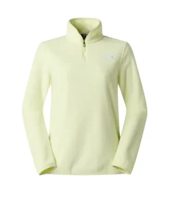 The North Face Womens Fleece 1/4 Zip Glacier Lemon Mist