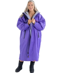 Dryrobe Advance Long Sleeve Changing Robe - Purple