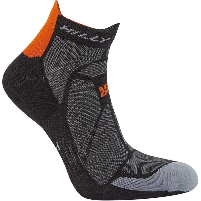 Hilly Marathon Fresh Socklet Running Socks - Black - Image 2