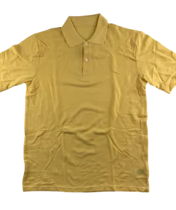 Yellow school polo shirt