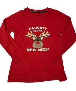 Primark Women's 6-8 red Rudolph Christmas t-shirt