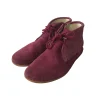 Clarks size UK 2 burgundy leather boots