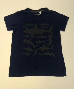 Mountain Warehouse 5-6 years navy Sharks t-shirt