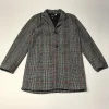 Threadboys 11-12 years black and white checked coat
