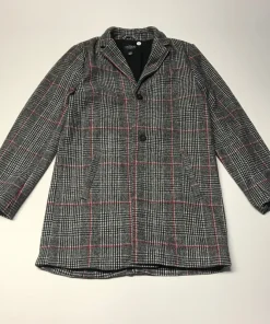 Threadboys 11-12 years black and white checked coat