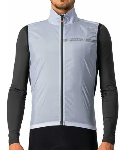 Castelli Squadra Stretch Mens Cycling Gilet - Silver