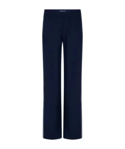 Red Button Womens Colette Punta Piping Pants Dark Blue