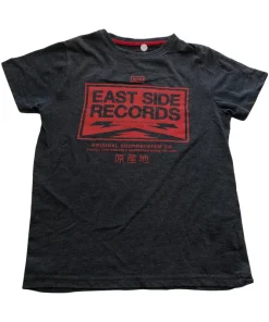 Primark 9-10 years navy East Side Records t-shirt