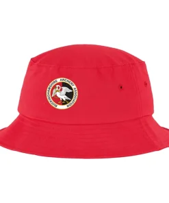 Bucks Archery Association Bucket Hat: Red
