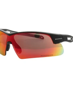 Endurance Jacque Half-Frame Sports Glasses: Black