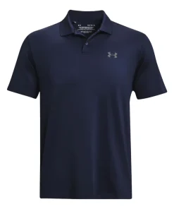 Under Armour Men's Matchplay Printed Polo: Midnight Navy/Pitch Grey - Medium