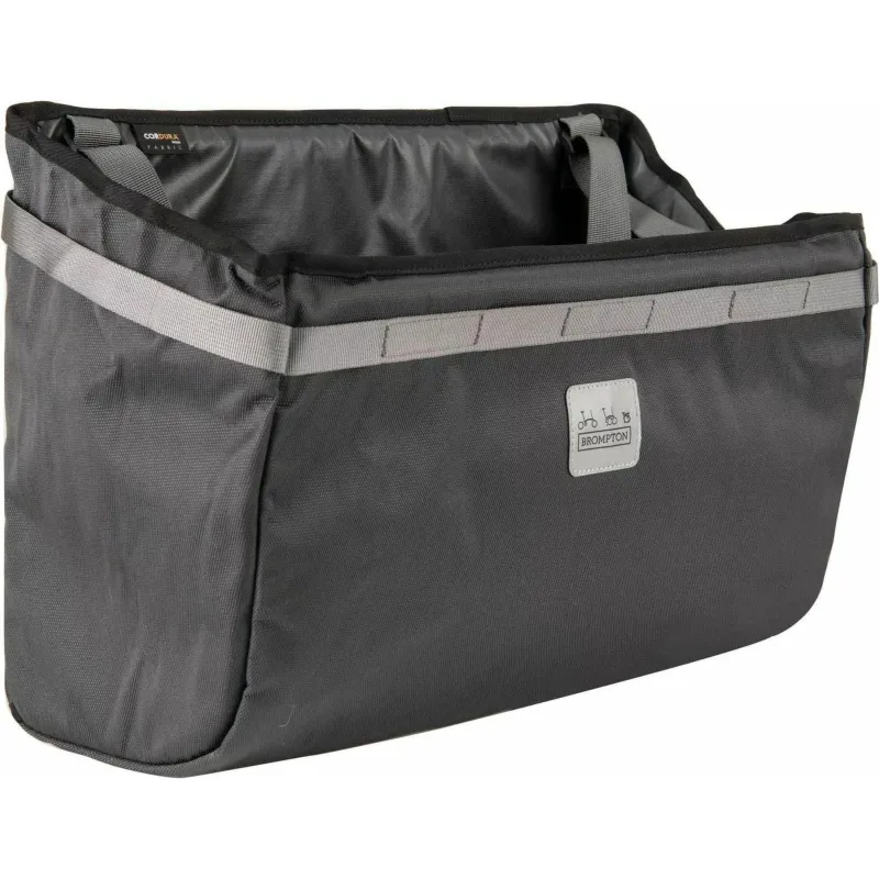 Brompton Borough Large Basket Bag - Grey - Image 2