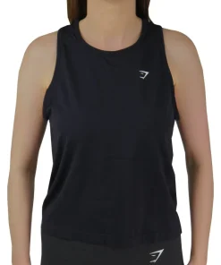 Gymshark Hyper Amplify Seamless Womens Training Vest Tank Top - Black
