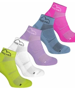 More Mile London 2.0 (5 Pack) Eco Friendly Running Socks - Multi