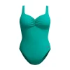 Speedo Women's AquaNite Shaping Swimsuit: Blue/Green