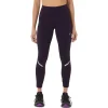 Asics Lite-Show Womens Long Running Tights - Purple