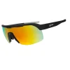 Goodr Victory Sunglasses Orange Reflective Polarised Lenses: Black Frame