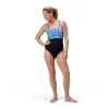 Speedo Women's Contour Eclipse Swimsuit: Blue/Purple