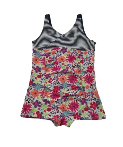 Tu 9-10 years white and floral swimsuit