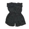 Bluezoo 9-10 years black polka dot playsuit