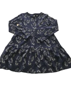 F&F 8-9 years navy unicorn dress