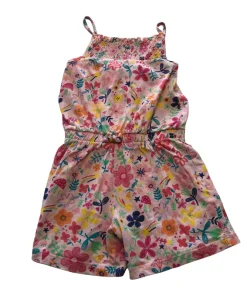 George 5-6 years floral pink playsuit