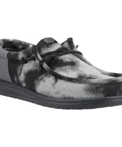 HEYDUDE Wally Funk Overdye Shoe Black/Granite Grey