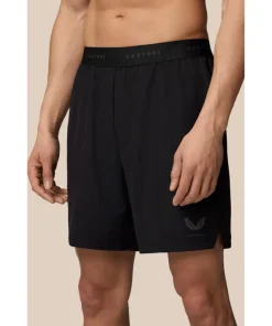 Castore Branded Elastic Shorts Black/Gunmetal