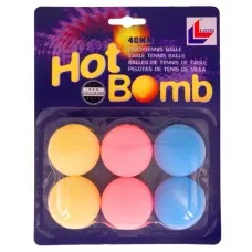 Lion Hot Bomb Table Tennis Balls (6 pack)