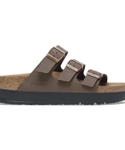 Birkenstock Womens Sandal Florida III Pap Flex Platform Mocca