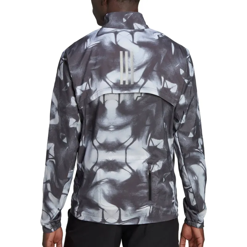 adidas Marathon Translucent Mens Running Jacket - White - Image 2